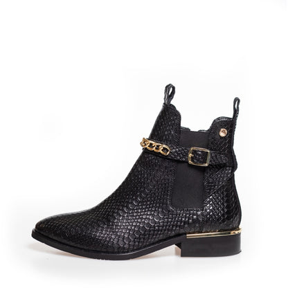 COPENHAGEN SHOES MY OWN PARADISE Laarzen 008 Black Snake