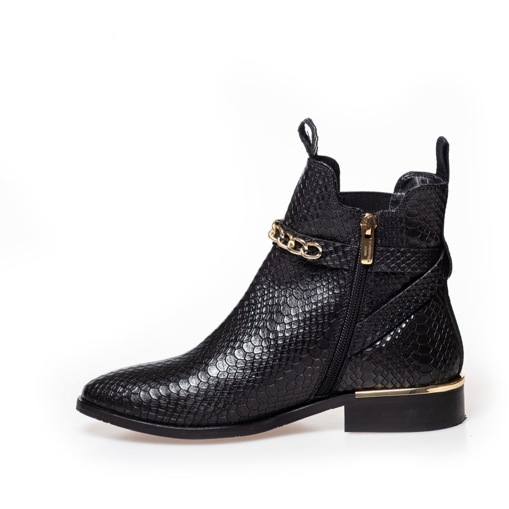 COPENHAGEN SHOES MY OWN PARADISE Laarzen 008 Black Snake