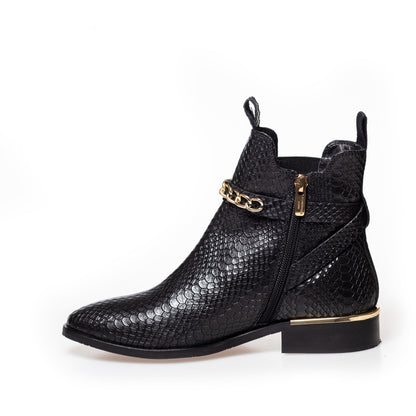 COPENHAGEN SHOES MY OWN PARADISE Laarzen 008 Black Snake