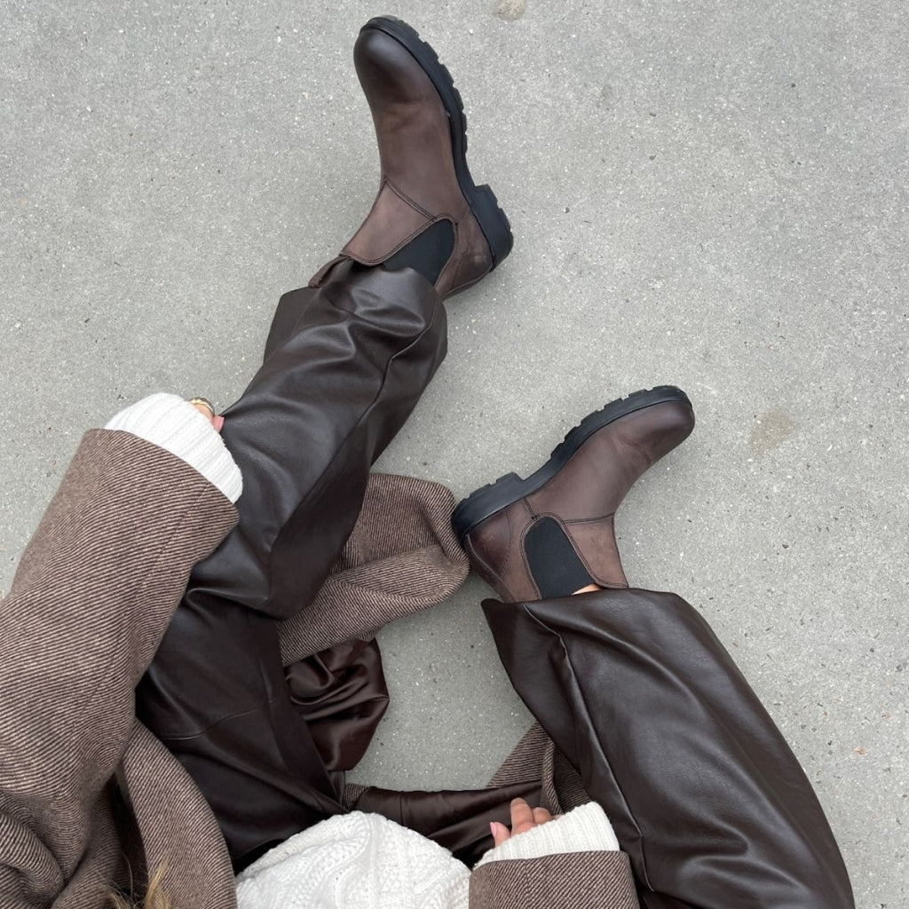 COPENHAGEN SHOES NATURE DREAM Laarzen 847 Dark Brown