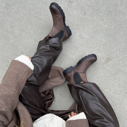 COPENHAGEN SHOES NATURE DREAM Laarzen 847 Dark Brown