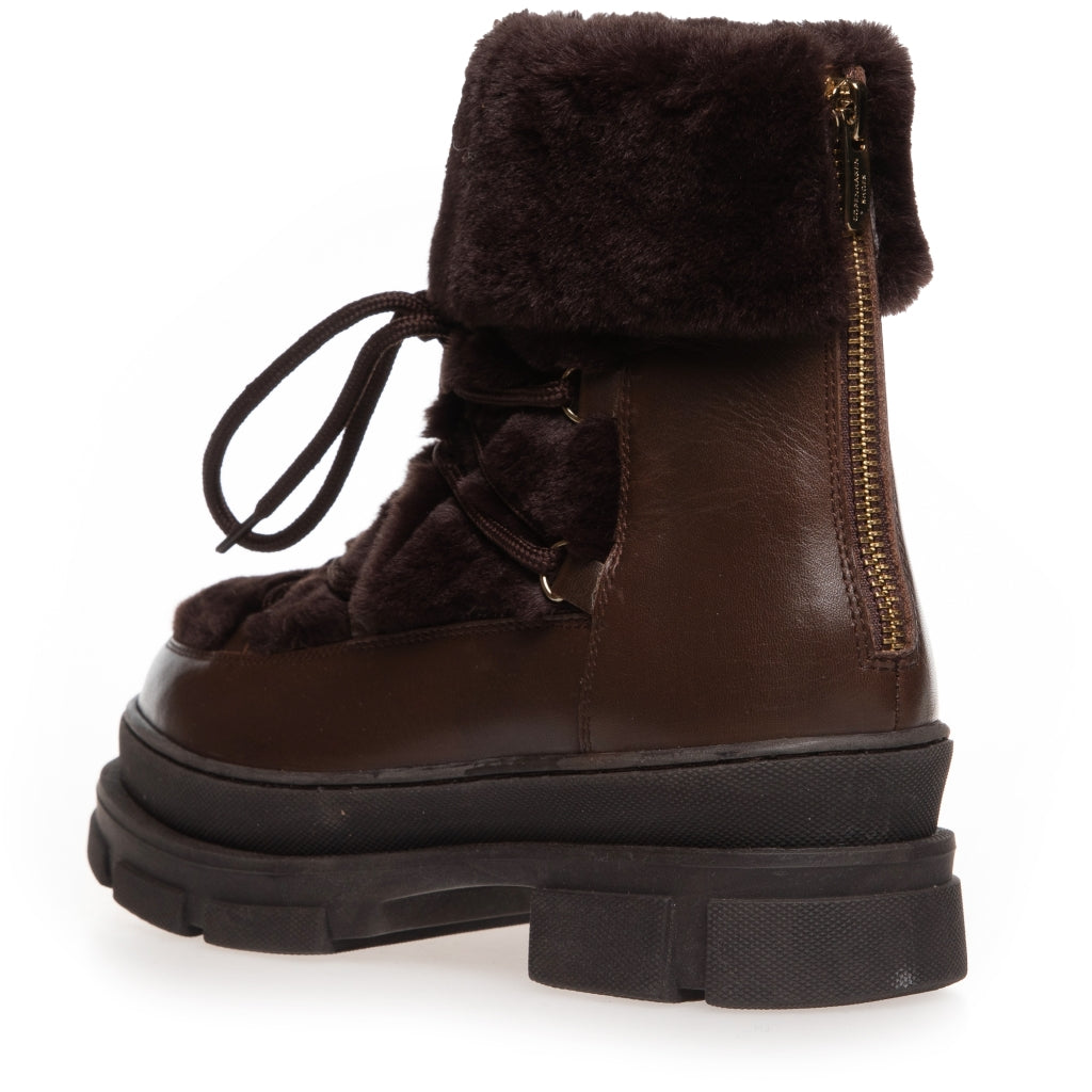 COPENHAGEN SHOES NATURE LIVING Laarzen 004 Dark brown