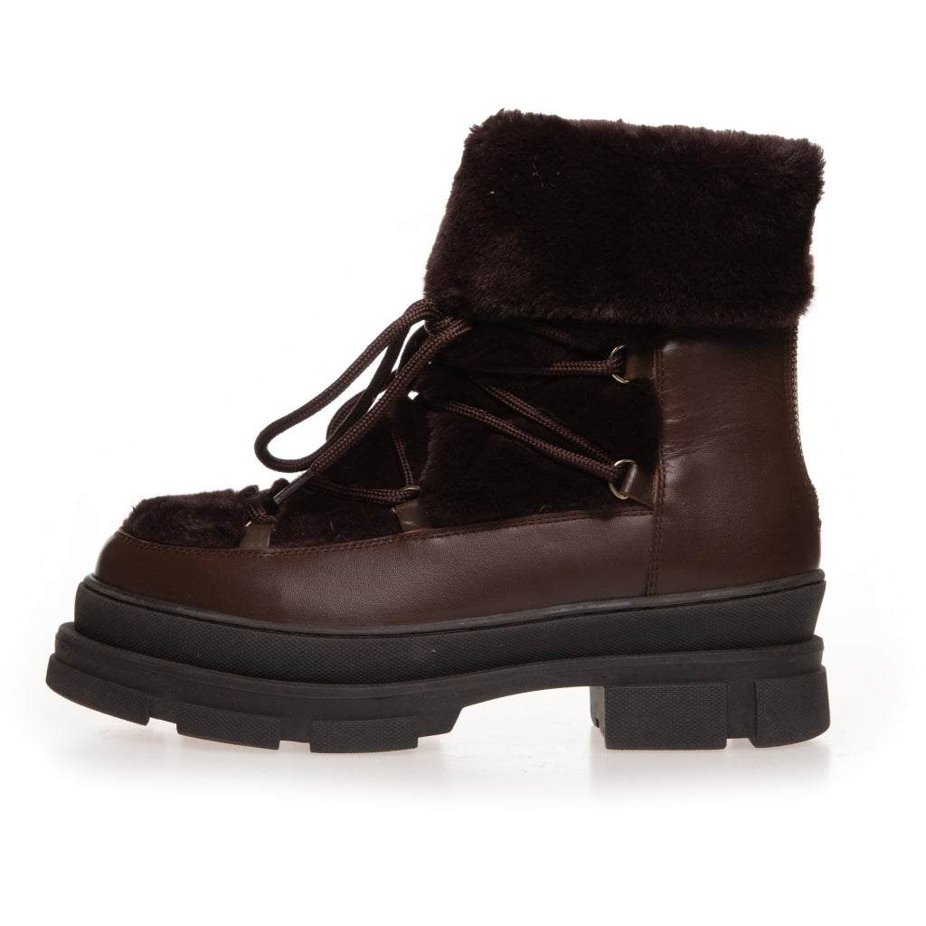 COPENHAGEN SHOES NATURE LIVING Laarzen 004 Dark brown