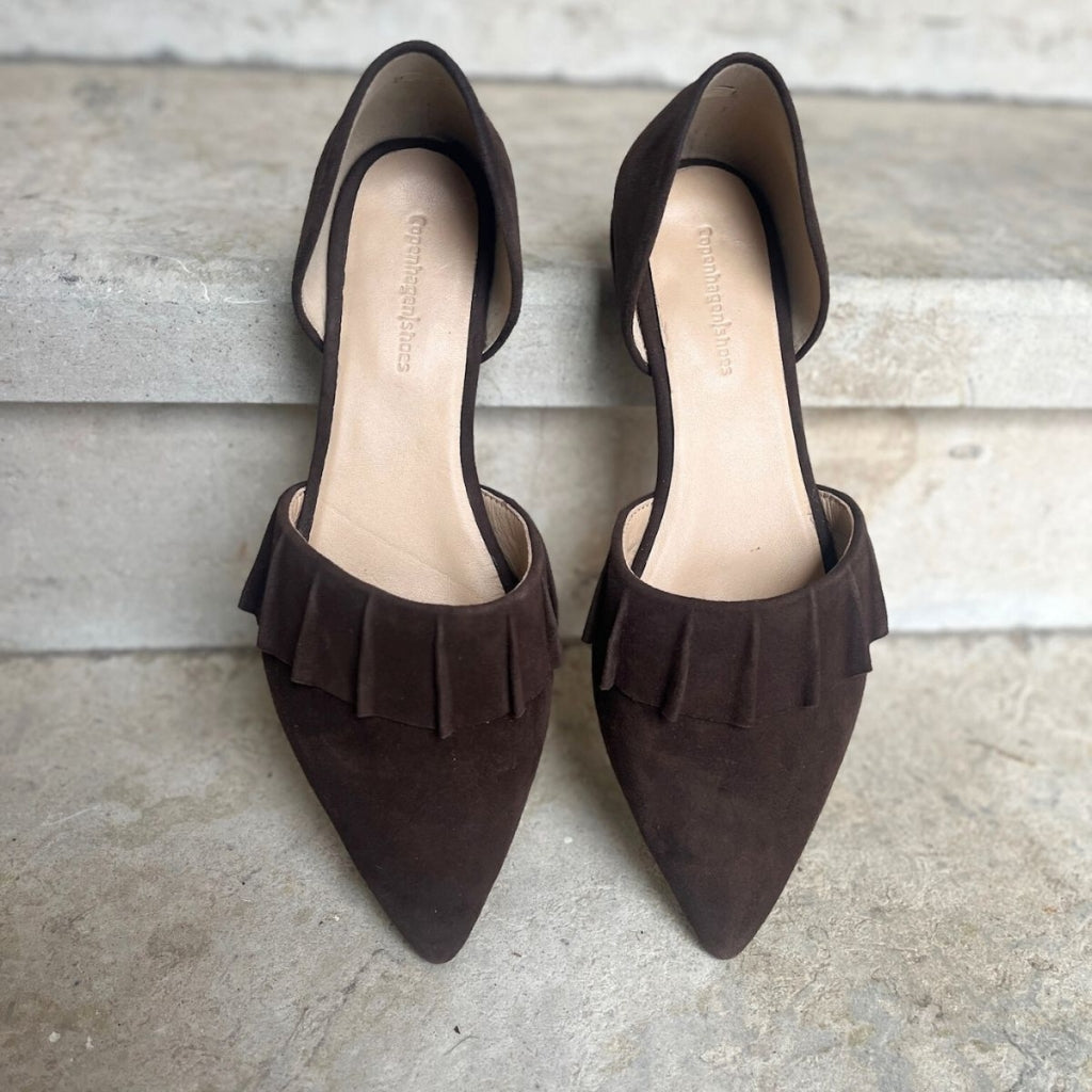 COPENHAGEN SHOES NEW ROMANCE Ballerinas 004 Dark brown