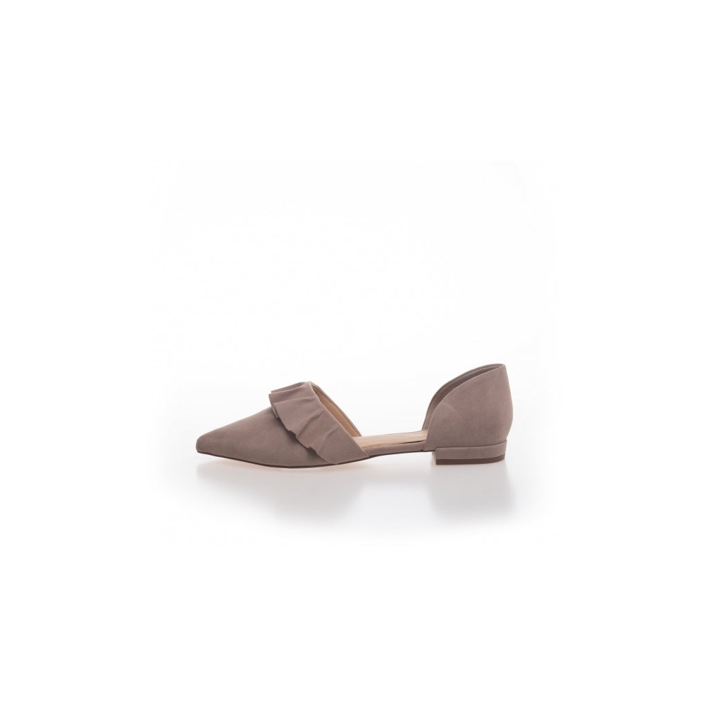 COPENHAGEN SHOES NEW ROMANCE 23 - SUEDE Ballerinas 0002 BEIGE