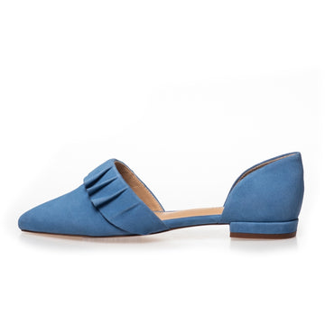 COPENHAGEN SHOES NEW ROMANCE 23 - SUEDE Ballerinas 0220 DENIM