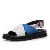 COPENHAGEN SHOES NEW STRONGER 23 - SUEDE Sandal 0026 BLUE/LAVENDER