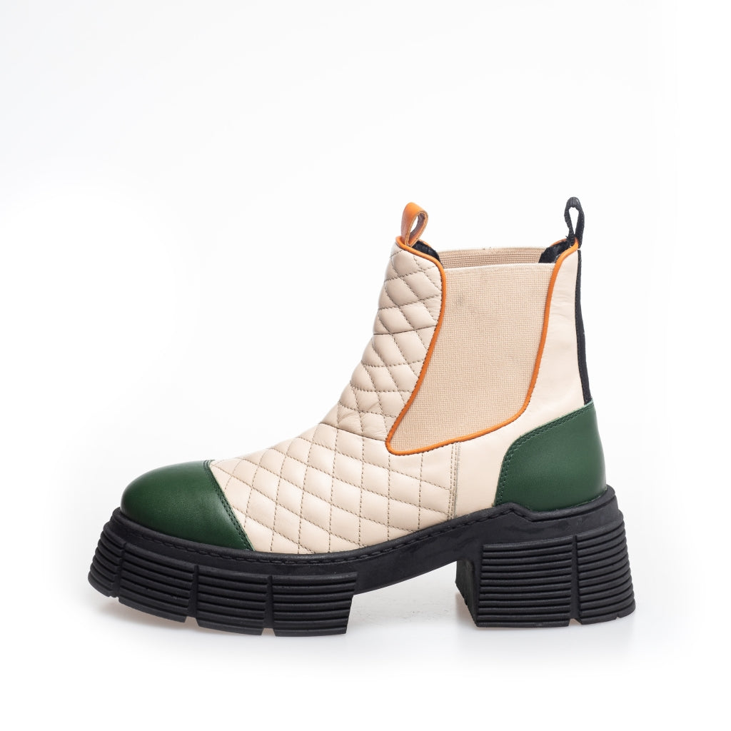 COPENHAGEN SHOES NEW WAY - Copenhagenshoes by Josefine Valentin 105042 Laarzen 1620 OFF WHITE