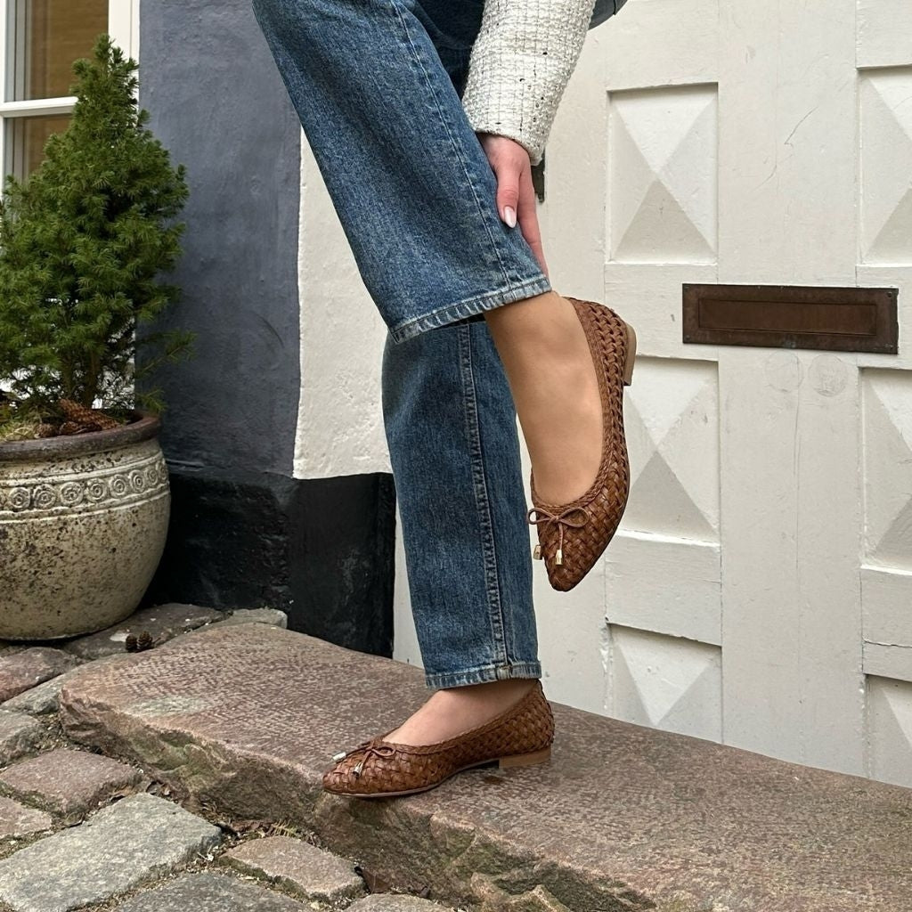 COPENHAGEN SHOES ON MY LOVE COGNAC Ballerinas 0241 COGNAC