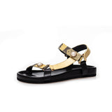 COPENHAGEN SHOES PEACE WITH PEARL 23 Sandal 0088 YELLOW/BLACK