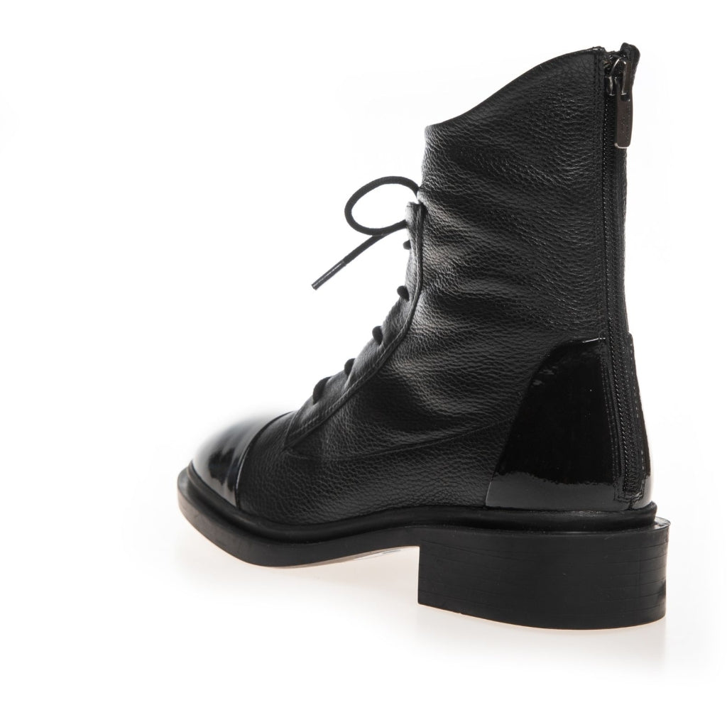 COPENHAGEN SHOES POWER Laarzen 00010 BLACK W/PATENT TOE
