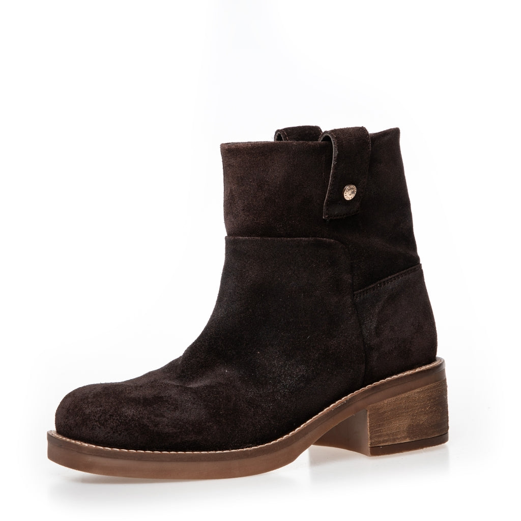 COPENHAGEN SHOES POWER WALK BOOT SUEDE Laarzen 004 Dark brown