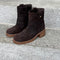 COPENHAGEN SHOES POWER WALK BOOT SUEDE Laarzen 004 Dark brown
