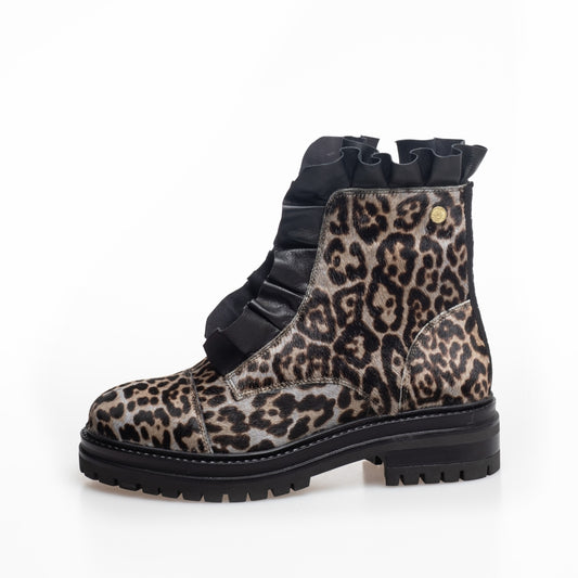 COPENHAGEN SHOES PRETTY 22 LEO - Copenhagenshoes by Josefine Valentin Laarzen 2208 GREY LEOPARD