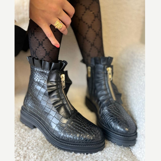 COPENHAGEN SHOES PRETTY YOU Laarzen 0001 BLACK