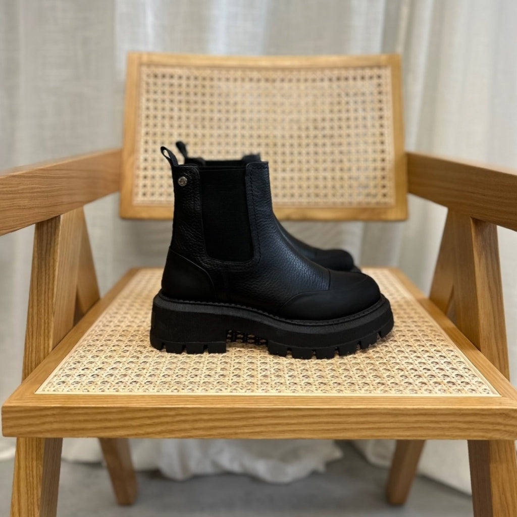 COPENHAGEN SHOES SALLY GIRL LOW Laarzen 0001 BLACK