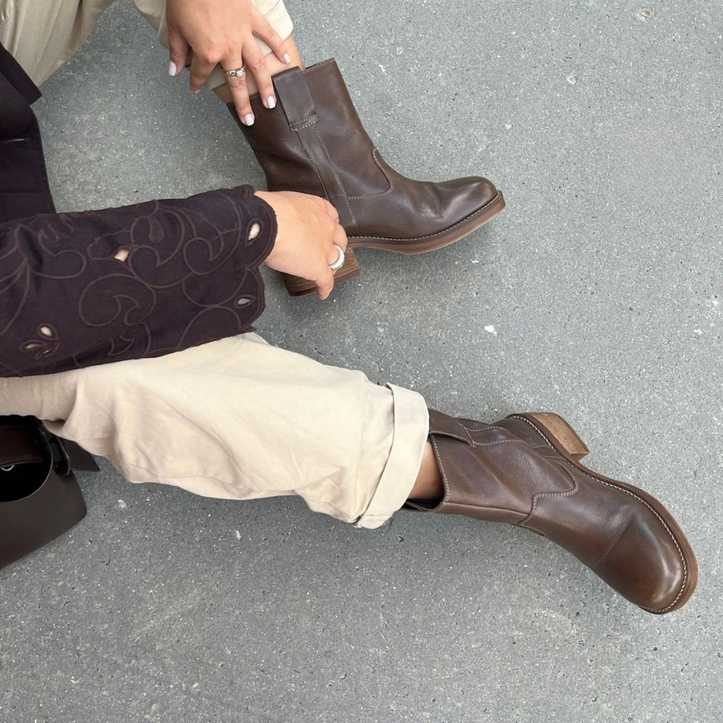 COPENHAGEN SHOES SAY MORE - BROWN/TAN Laarzen 0012 BROWN
