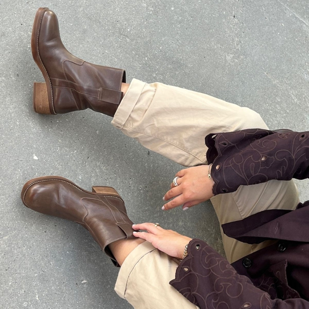 COPENHAGEN SHOES SAY MORE - BROWN/TAN Laarzen 0012 BROWN
