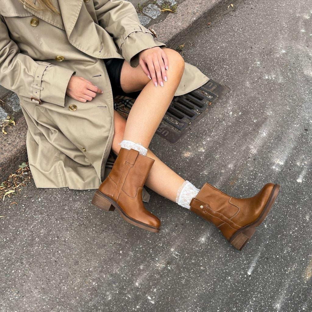 COPENHAGEN SHOES SAY MORE - BROWN/TAN Laarzen 125 TAN