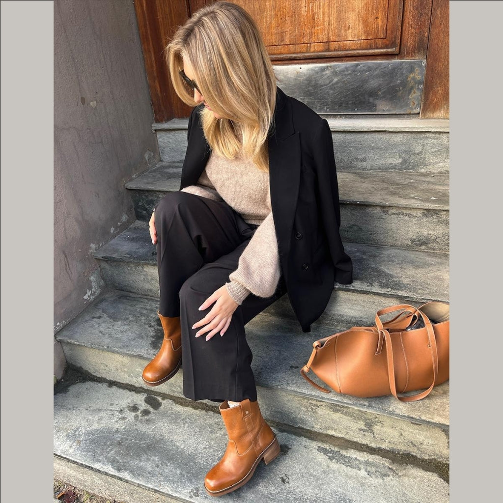 COPENHAGEN SHOES SAY MORE - BROWN/TAN Laarzen 125 TAN