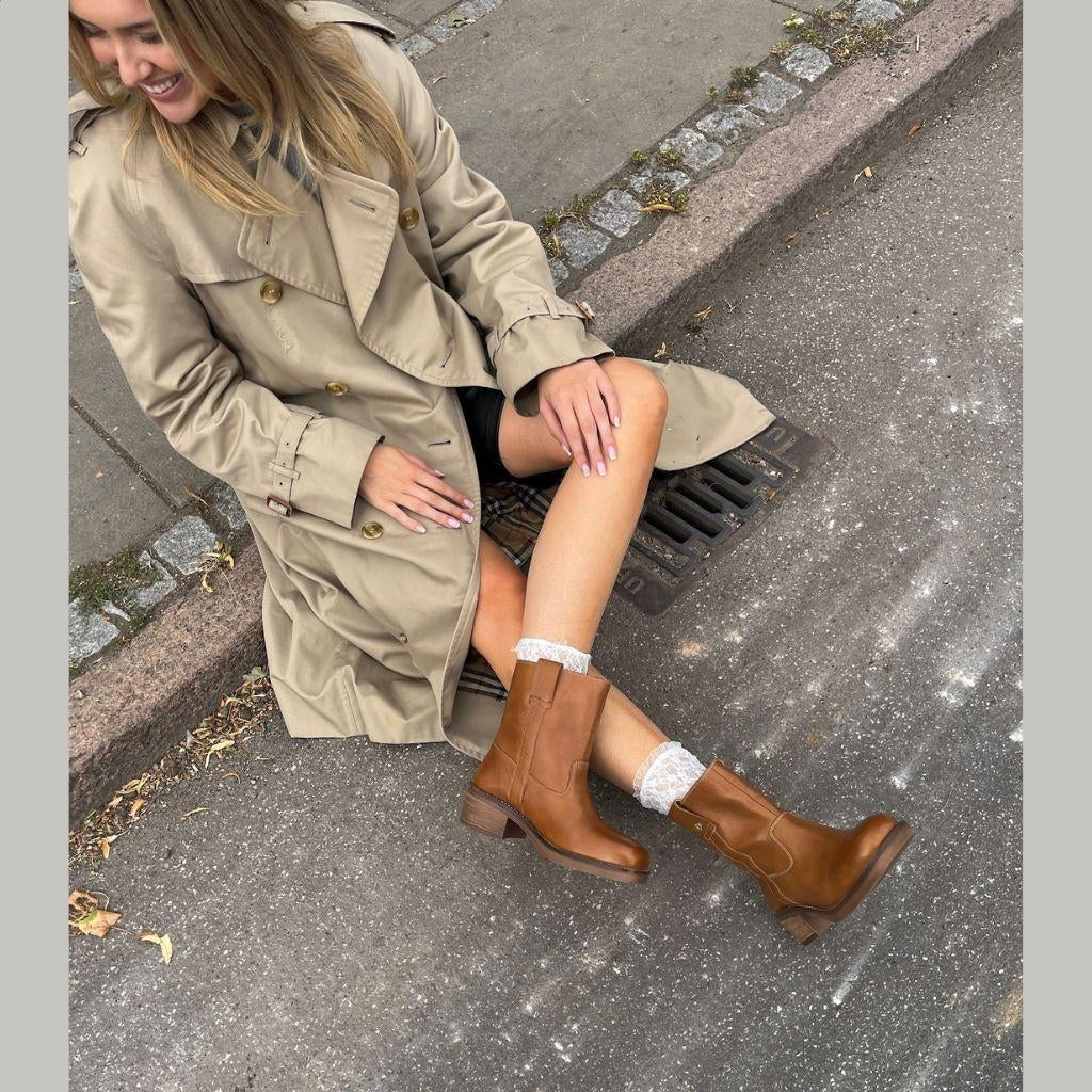 COPENHAGEN SHOES SAY MORE - BROWN/TAN Laarzen 125 TAN