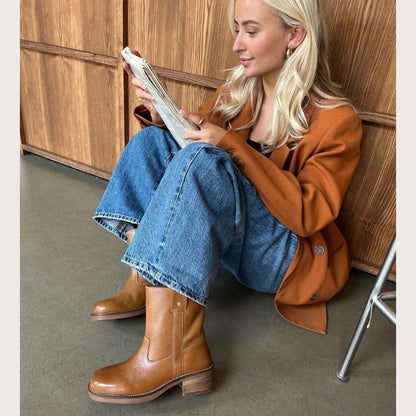 COPENHAGEN SHOES SAY MORE - BROWN/TAN Laarzen 125 TAN