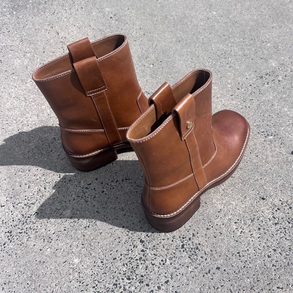 COPENHAGEN SHOES SAY MORE - BROWN/TAN Laarzen 125 TAN