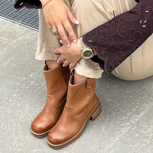 COPENHAGEN SHOES SAY MORE - BROWN/TAN Laarzen 125 TAN