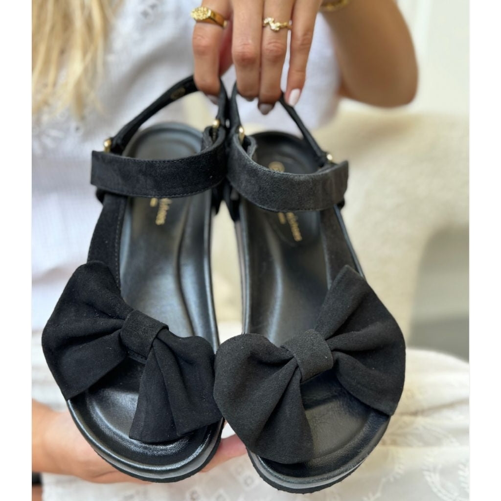 COPENHAGEN SHOES SKY AND DIAMONDS 23 SUEDE Sandalen 0001 BLACK