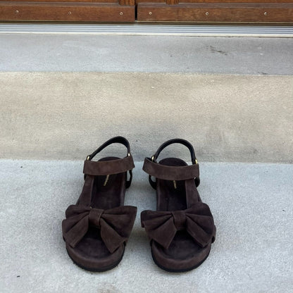 COPENHAGEN SHOES SKY AND DIAMONDS 24 SUEDE Sandalen 004 Dark brown