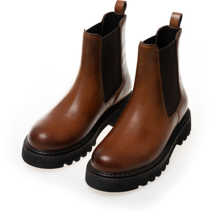 COPENHAGEN SHOES STEP IN Laarzen 125 TAN