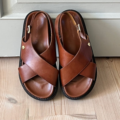 COPENHAGEN SHOES SUMMERTIME COGNAC Sandalen 0241 COGNAC