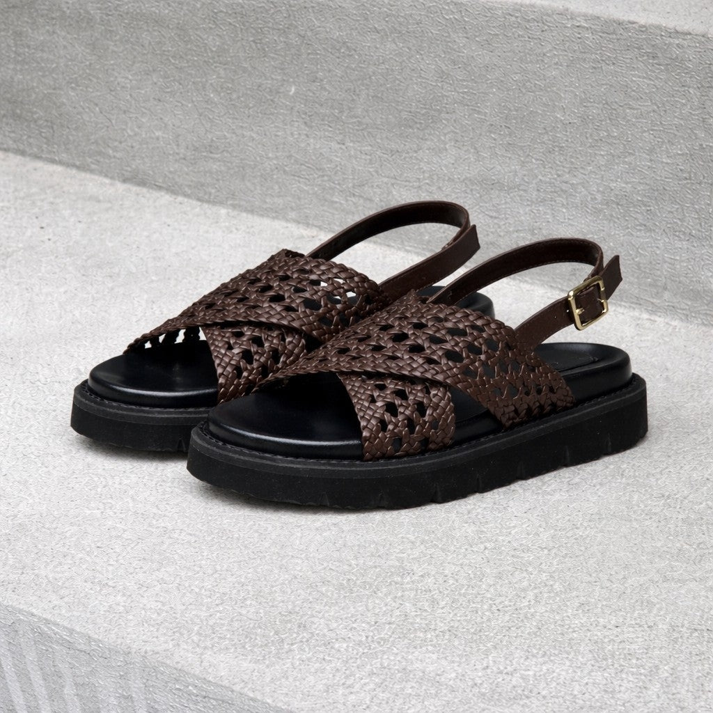 COPENHAGEN SHOES SUMMERTIME F. Sandalen 0018 DK BROWN