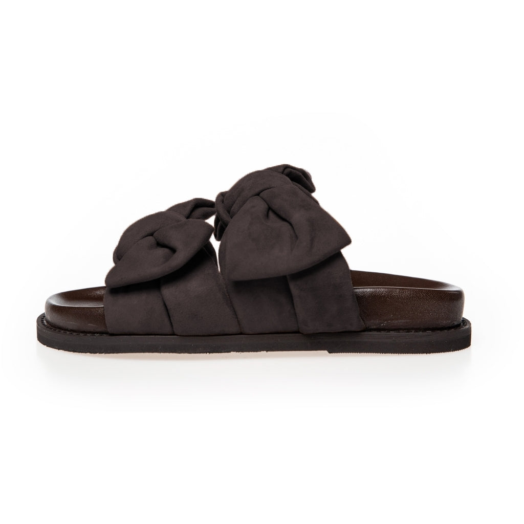 COPENHAGEN SHOES SUMMER DREAM SUEDE Slippers 0012 BROWN