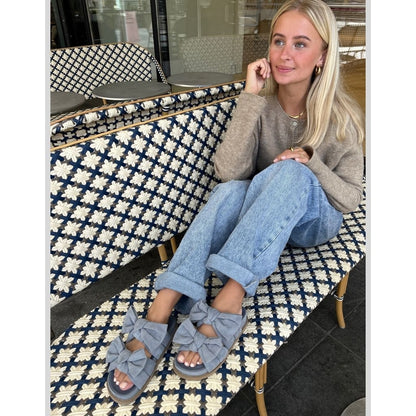 COPENHAGEN SHOES SUMMER DREAM SUEDE Slippers 0302 CLOUD