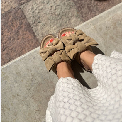 COPENHAGEN SHOES SUMMER DREAM SUEDE Slippers 1507 CAMEL