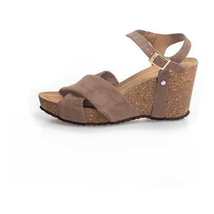 COPENHAGEN SHOES SUMMER VIBES Sandalen met sleehak 0002 BEIGE