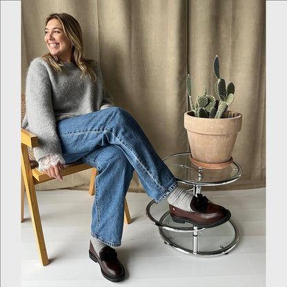 COPENHAGEN SHOES SURROUND ME LEATHER Loafers 0012 BROWN