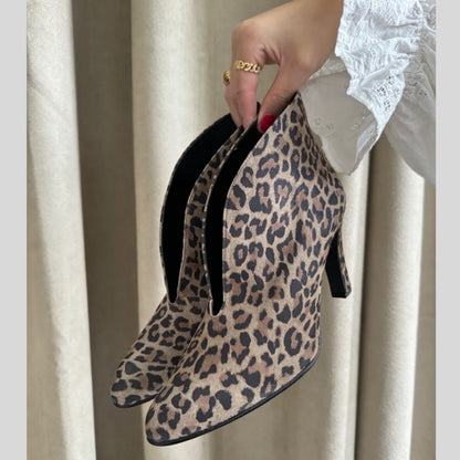 COPENHAGEN SHOES SUS 21 LEP. Heels 020 Brown leopard