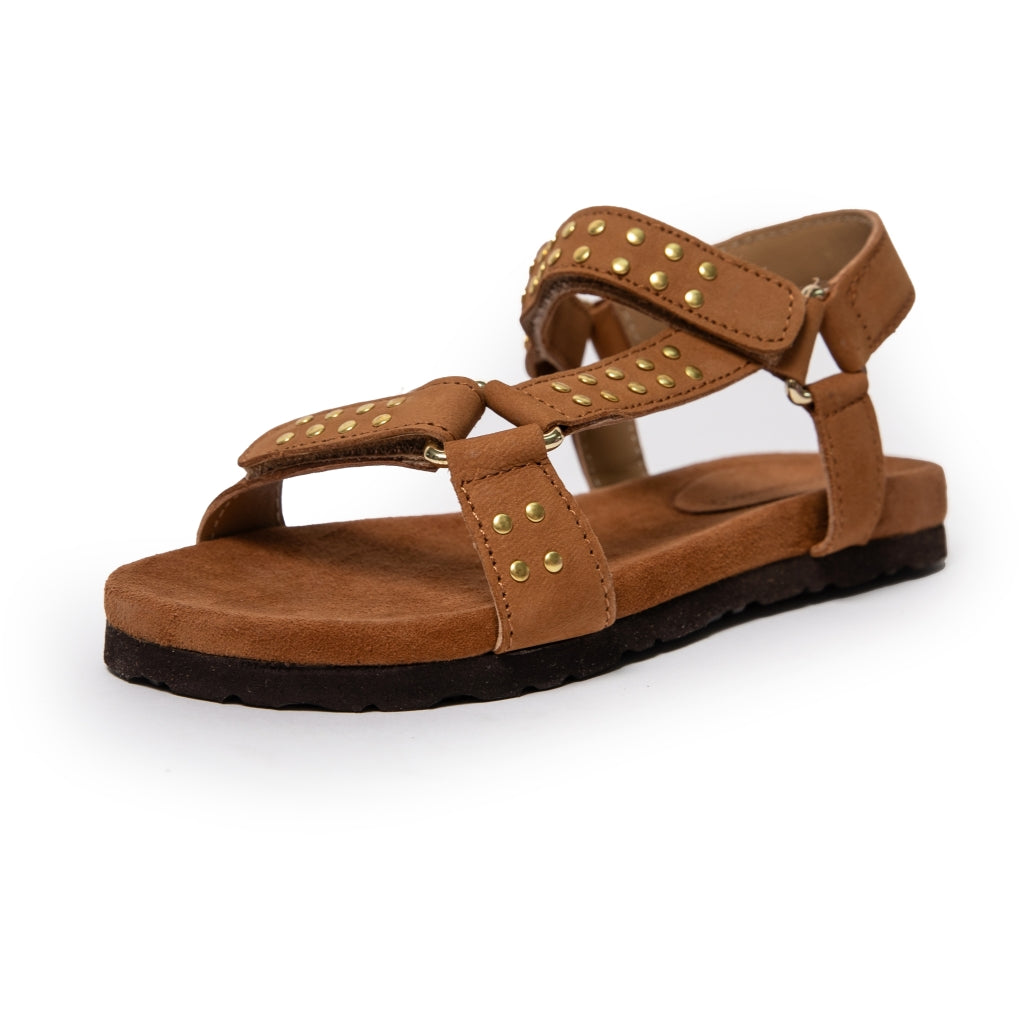 COPENHAGEN KIDS SWEAT SUEDE KIDS BS. Sandalen 0241 COGNAC