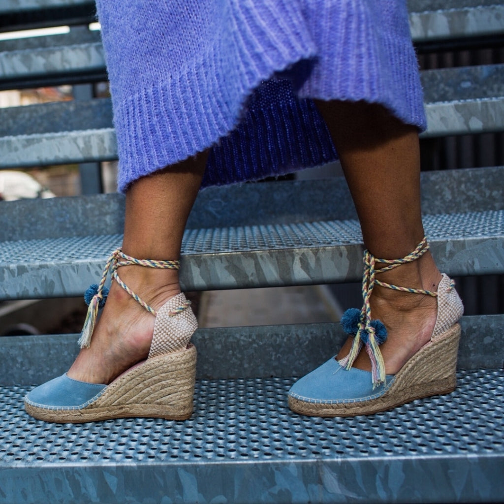 COPENHAGEN SHOES Sienna Copenhagenshoes by Josefine Valentin Sandalen met sleehak 360 Baby blue
