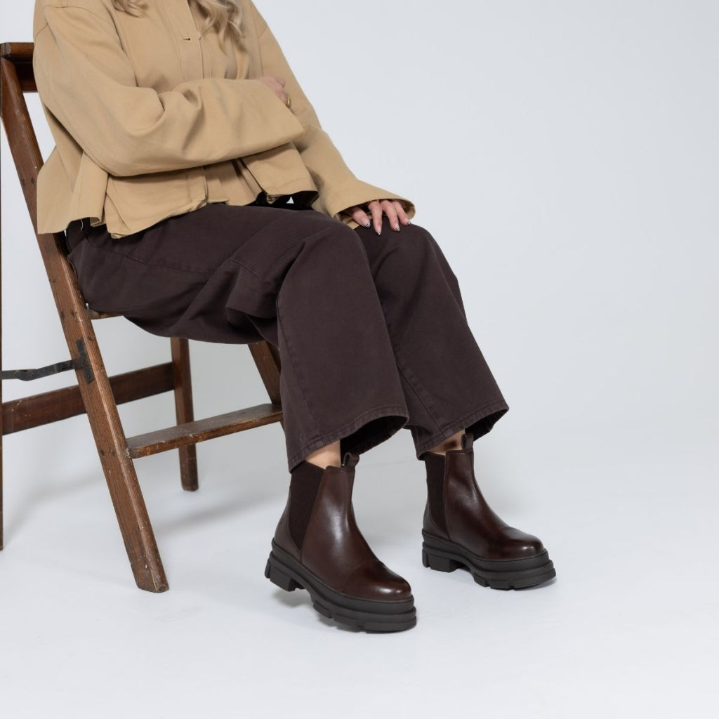 COPENHAGEN SHOES THE CELESTE LOW Laarzen 004 Dark brown