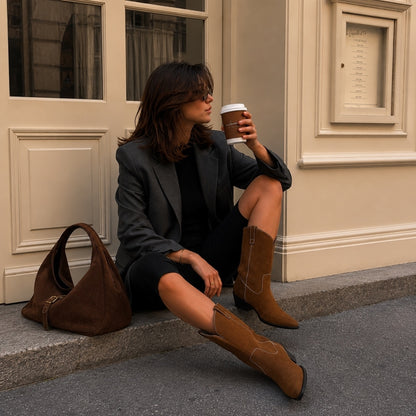 COPENHAGEN SHOES THE COUTURE WALK S. Laarzen 0134 TOBACCO