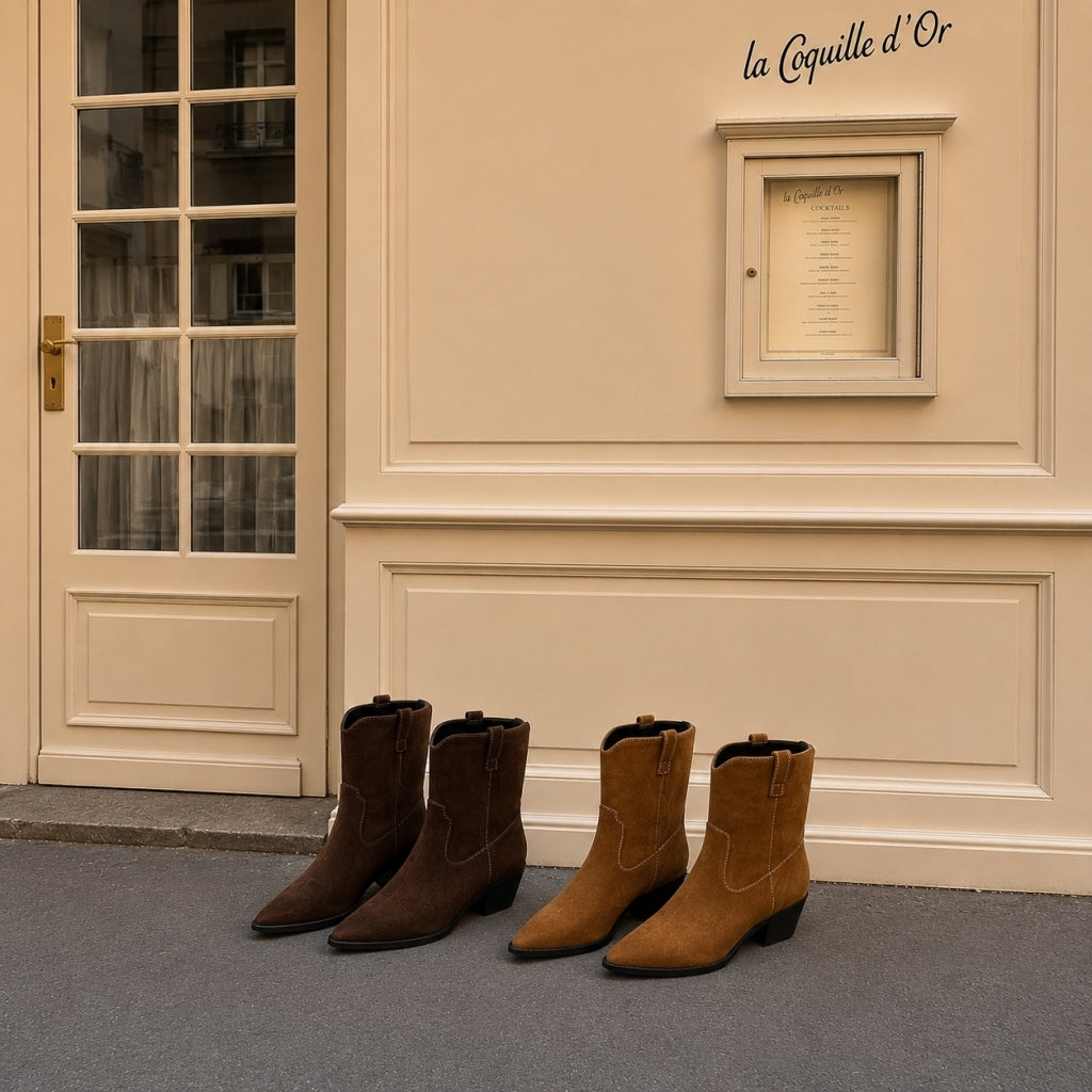 COPENHAGEN SHOES THE COUTURE WALK S. Laarzen 0134 TOBACCO