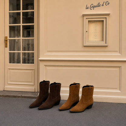 COPENHAGEN SHOES THE COUTURE WALK S. Laarzen 0134 TOBACCO