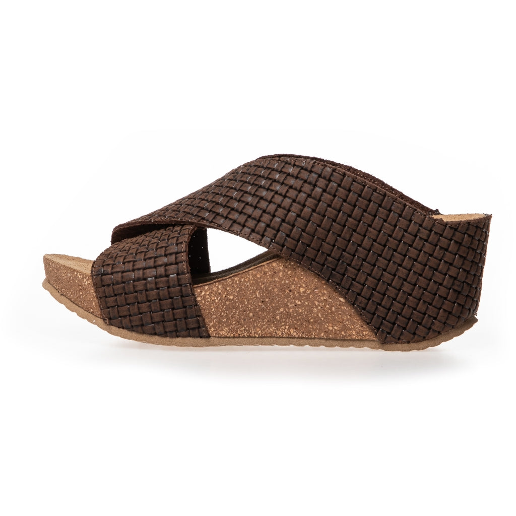 COPENHAGEN SHOES THE DANCE Sandalen met sleehak 004 Dark brown