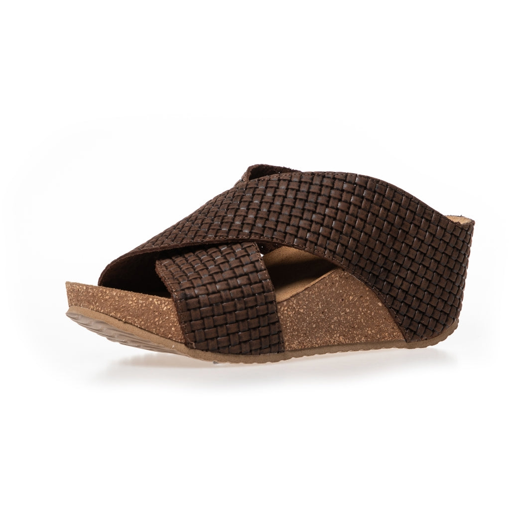 COPENHAGEN SHOES THE DANCE Sandalen met sleehak 004 Dark brown
