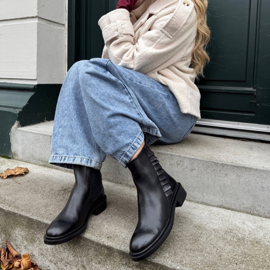 COPENHAGEN SHOES THE FASHION LOVE Laarzen 0001 BLACK