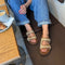 COPENHAGEN SHOES THE FEELING CANVAS Slippers 461 Beige/cognac