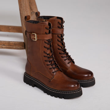COPENHAGEN SHOES THE MOON Laarzen 0241 COGNAC